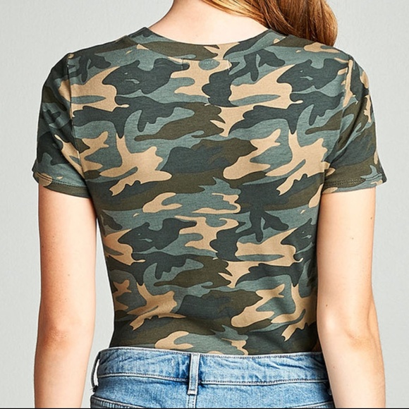 ARMY PRINT BODYSUIT - Picture 4 of 4